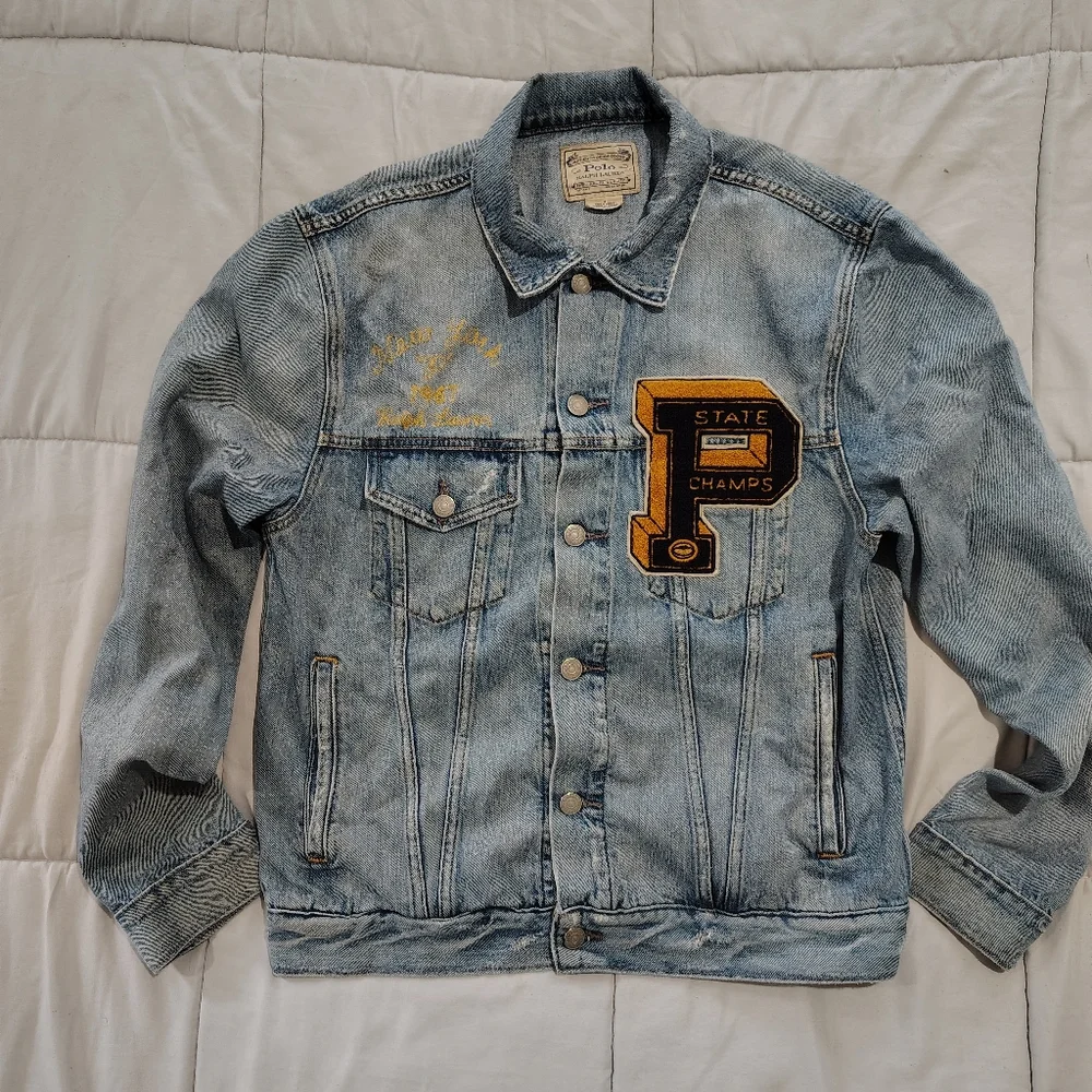 Polo by Ralph Lauren blue denim jacket. Tigre - Picture 1 of 7